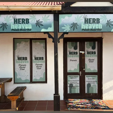 The storefront on the strip